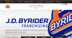 Desktop Screenshot of jdbyriderfranchise.com